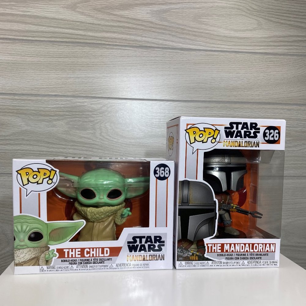 Funko Pop! Star Wars The Mandalorian #368 & #326 Bundle